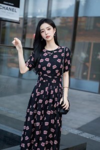 Women Pressed Fold Dress