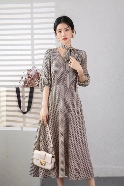 Silk Dress SMLXL