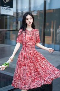 Women Pressed Fold Dress